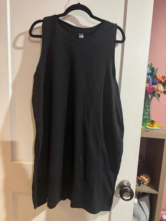 Old Navy Black Sleeveless Tank Dress - Picture 1 of 5